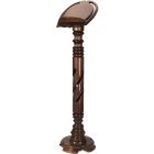 Wooden lectern with adjustable height