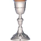 Silver goblet with simple decoration