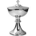 Communion Ciborium with Silver Color Cup | Catholic Metalware