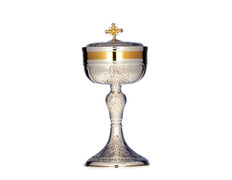 Add to Cart Smooth silver ciborium with chiselled bunch of grapes Smooth silver ciborium with chiselled bunch of grapes