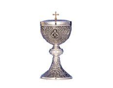 Add to Cart Silver ciborium with the Sacred Heart of Mary in relief Silver ciborium with the Sacred Heart of Mary in relief