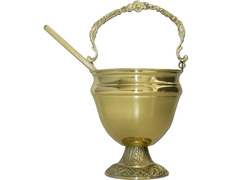 Add to Cart Golden acetre with chiselled base - 17.5 cm. Tall Golden acetre with chiselled base - 17.5 cm. Tall