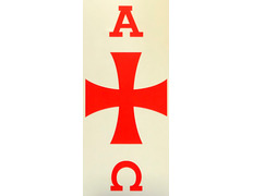 Add to Cart Adhesive for Easter Paschal Candle: Alpha, omega and Cross Adhesive for Easter Paschal Candle: Alpha, omega and Cross