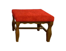 Add to Cart Chestnut bench with red upholstery Chestnut bench with red upholstery