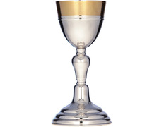 Add to Cart Smooth silver chalice with gold-plated cup Smooth silver chalice with gold-plated cup