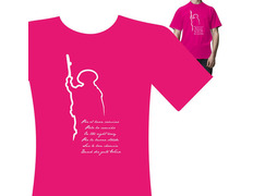 Add to Cart T-shirt with image of pilgrim Santiago T-shirt with image of pilgrim Santiago