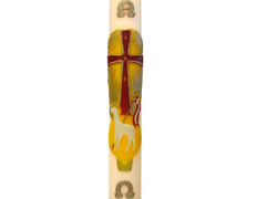 Add to Cart Paschal Candle 2025 | Relief Lamb of God Paschal Candle 2025 | Relief Lamb of God