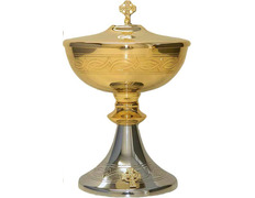 Add to Cart Ciborium with silver bath and gold bath Ciborium with silver bath and gold bath