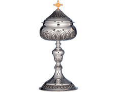 Add to Cart Silver ciborium with acorn-shaped knot Silver ciborium with acorn-shaped knot