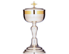 Add to Cart Smooth silver ciborium with overflowing cup Smooth silver ciborium with overflowing cup
