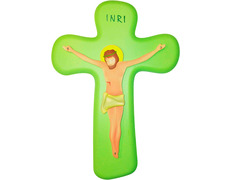 Add to Cart Green children's wall crucifix Green children's wall crucifix