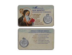 Add to Cart Saint Benedict Medal Prayer Card Saint Benedict Medal Prayer Card