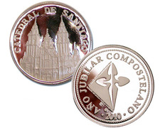 Add to Cart Silver coin souvenir of the Cathedral of Santiago Silver coin souvenir of the Cathedral of Santiago