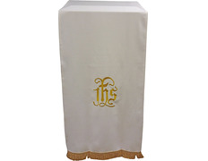 Add to Cart Lectern cover cloth with white JHS embroidery Lectern cover cloth with white JHS embroidery