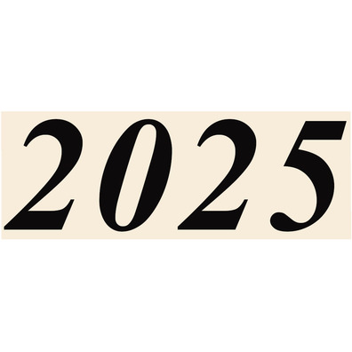 Adhesive sticker for Paschal Candle | Year 2025