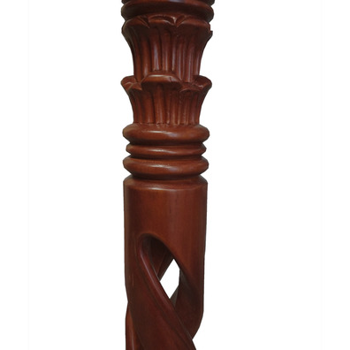 Lectern made of carved wood with circular foot