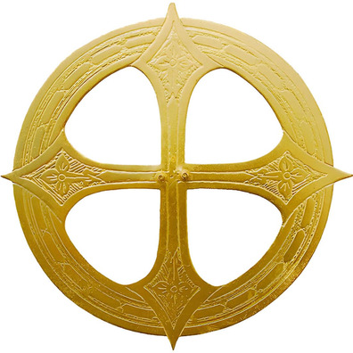 Halo for Jesus with golden Cross inside