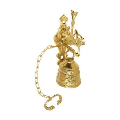 Monastery bell | Golden brass