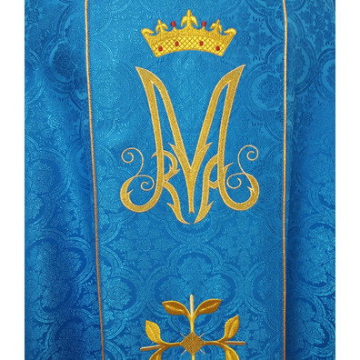 Embroidered Marian chasuble | Immaculate Virgin