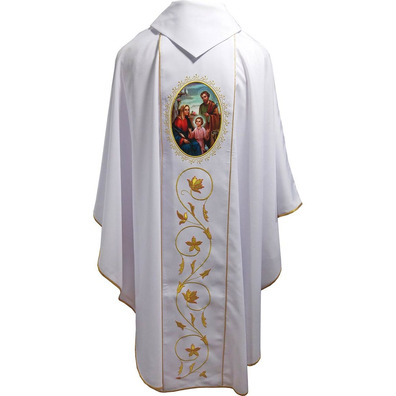 Polyester chasuble with Holy Family