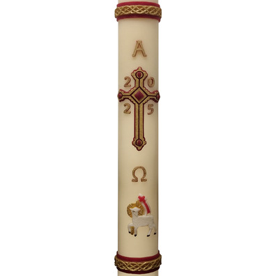 Paschal Candle 2025 | Relief Lamb