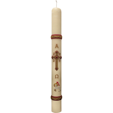 Paschal Candle 2025 | Relief Lamb