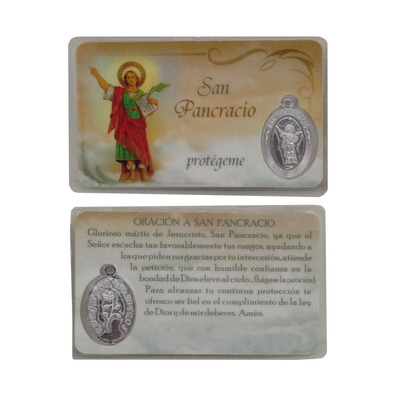 Holy Card of Saint Pancras | Devotional Card