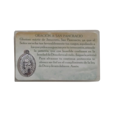 Holy Card of Saint Pancras | Devotional Card