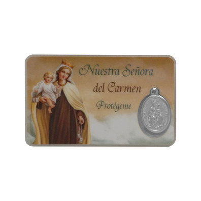 Holy Card of Our Lady of Mount Carmel