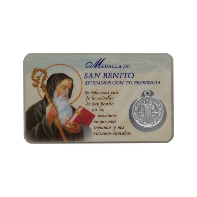 Saint Benedict Medal Prayer Card