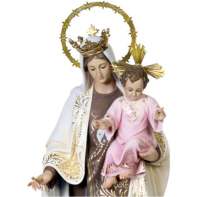 Our Lady of Mount Carmel with brown scapular