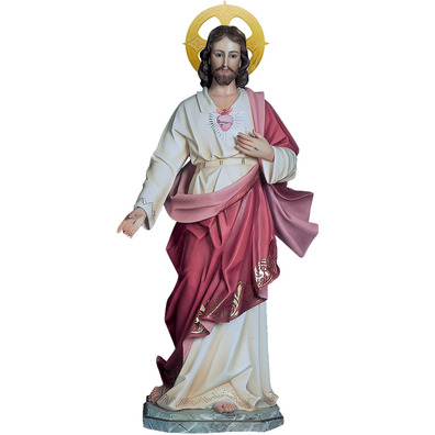 Sacred Heart of Jesus with outstretched arm