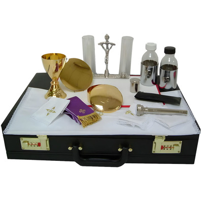 Mass Set Briefcase | Traveling Communion Set