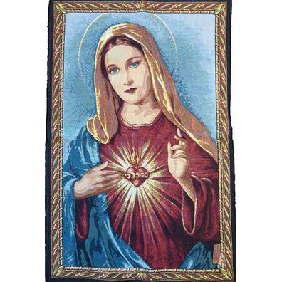 Sacred Heart of Mary - Religious Tapestry