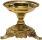 Table candlestick with liturgical motifs on the base