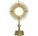 Bronze monstrance with gold bath for a 20 cm shape.