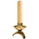 Altar candlestick with 5 cm paraffin candle.