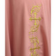 Catholic priest chasuble with gold-colored Crosses embroidery pink