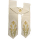 Wool, Polyester and Viscose Catholic Church Chasuble beige