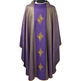 Chasuble in four colors | embroidery cross purple