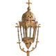 Golden metal processional lanterns