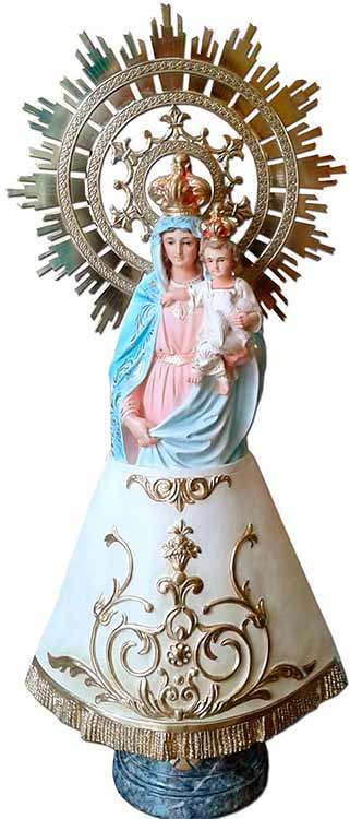 Virgen del Pilar: La virgen también tiene merchandising